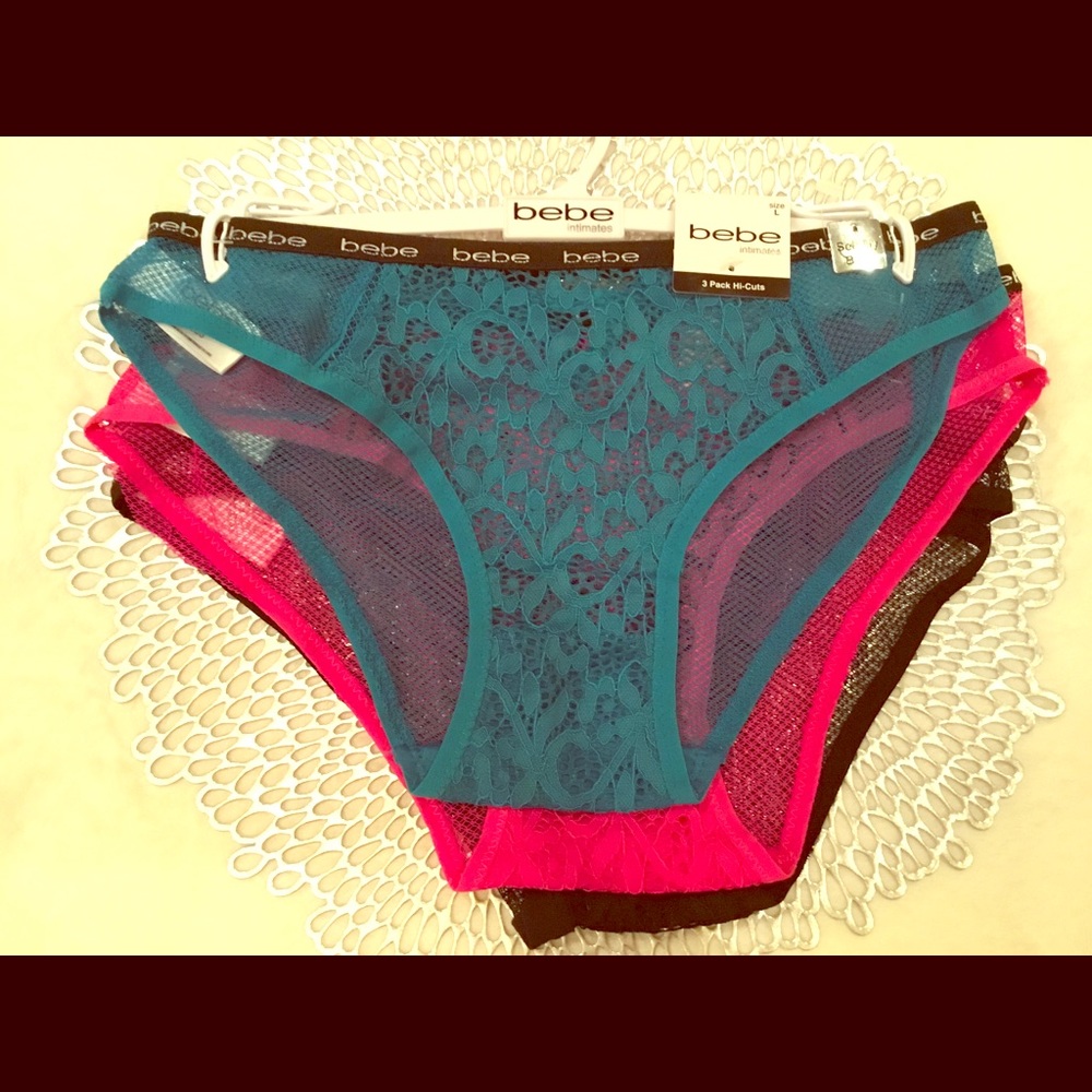 bebe Hi-Cut Panty 3 Pack
